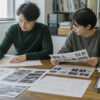 生成AIの活用候補を資料と作業時間で比較する担当者